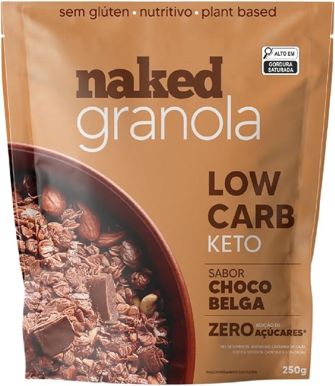 Naked Granola - Low Carb Chocolate Belga (250g)