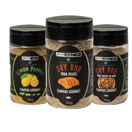 Conjunto de Dry Rubs Gourmet Master Chef 330G LPF 3