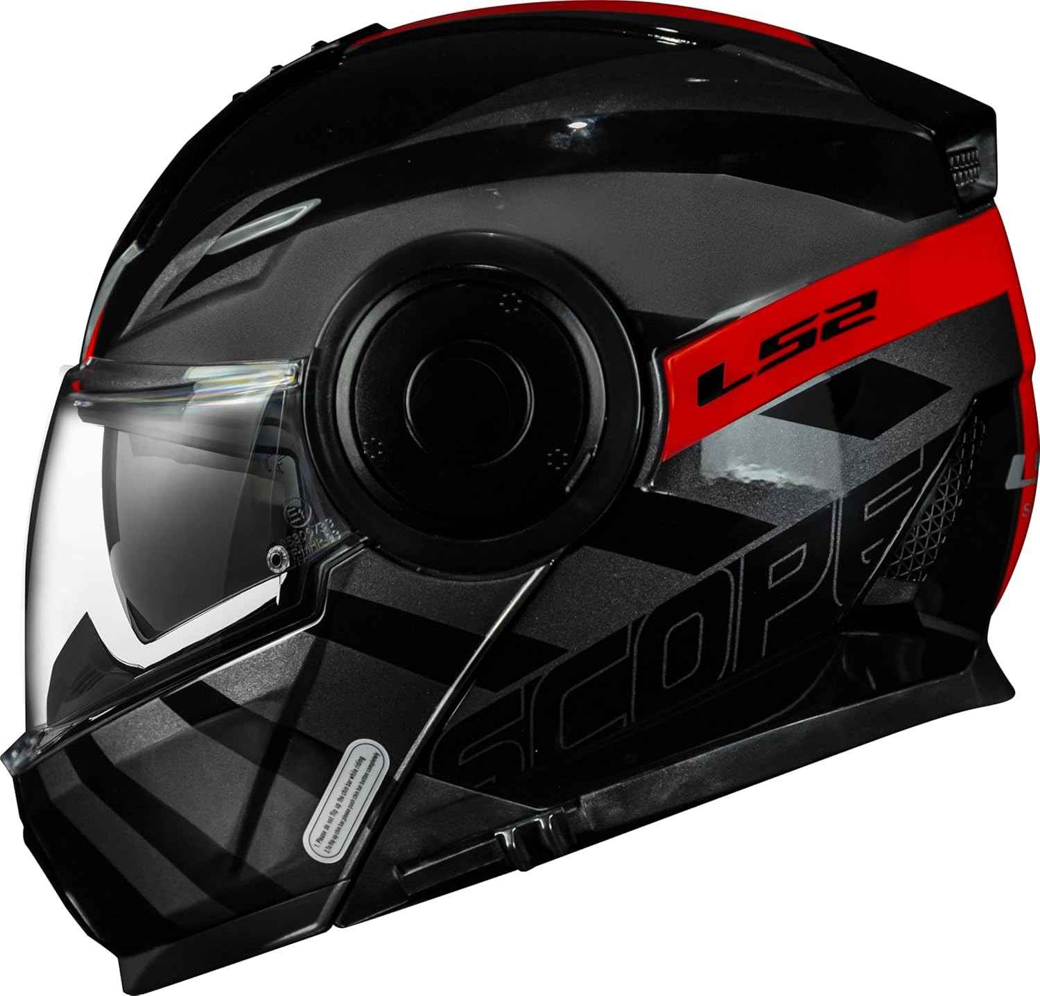 Capacete LS2 FF902 Scope Hamr Preto/Vermelho - Segurança e Estilo para Sua Pilotagem