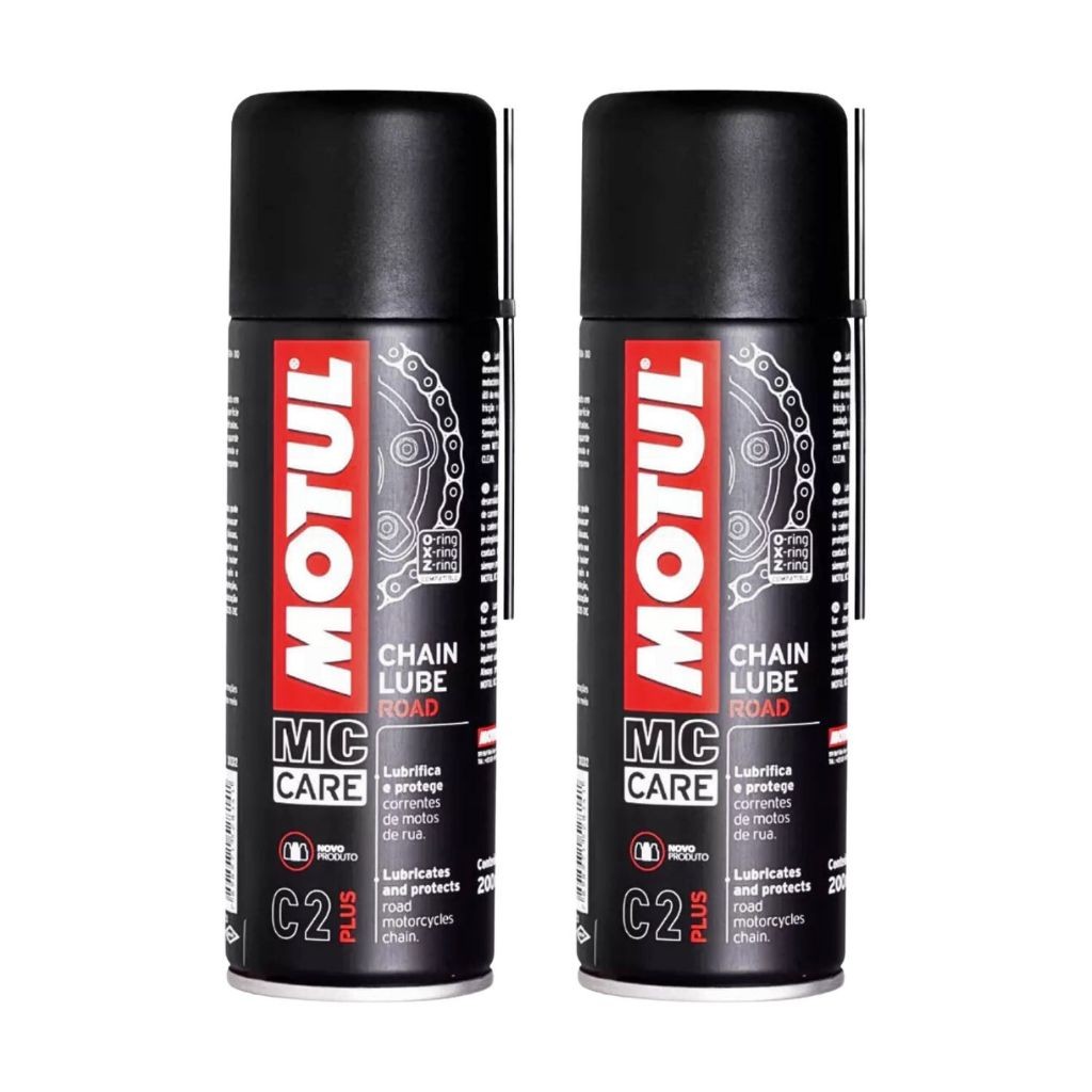 Lubrificante de Corrente Motul C2: Kit 400ml + Durabilidade
