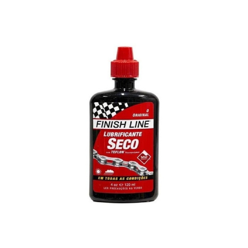 Lubrificante Seco Finish Line: Pedalada Limpa e Eficiente