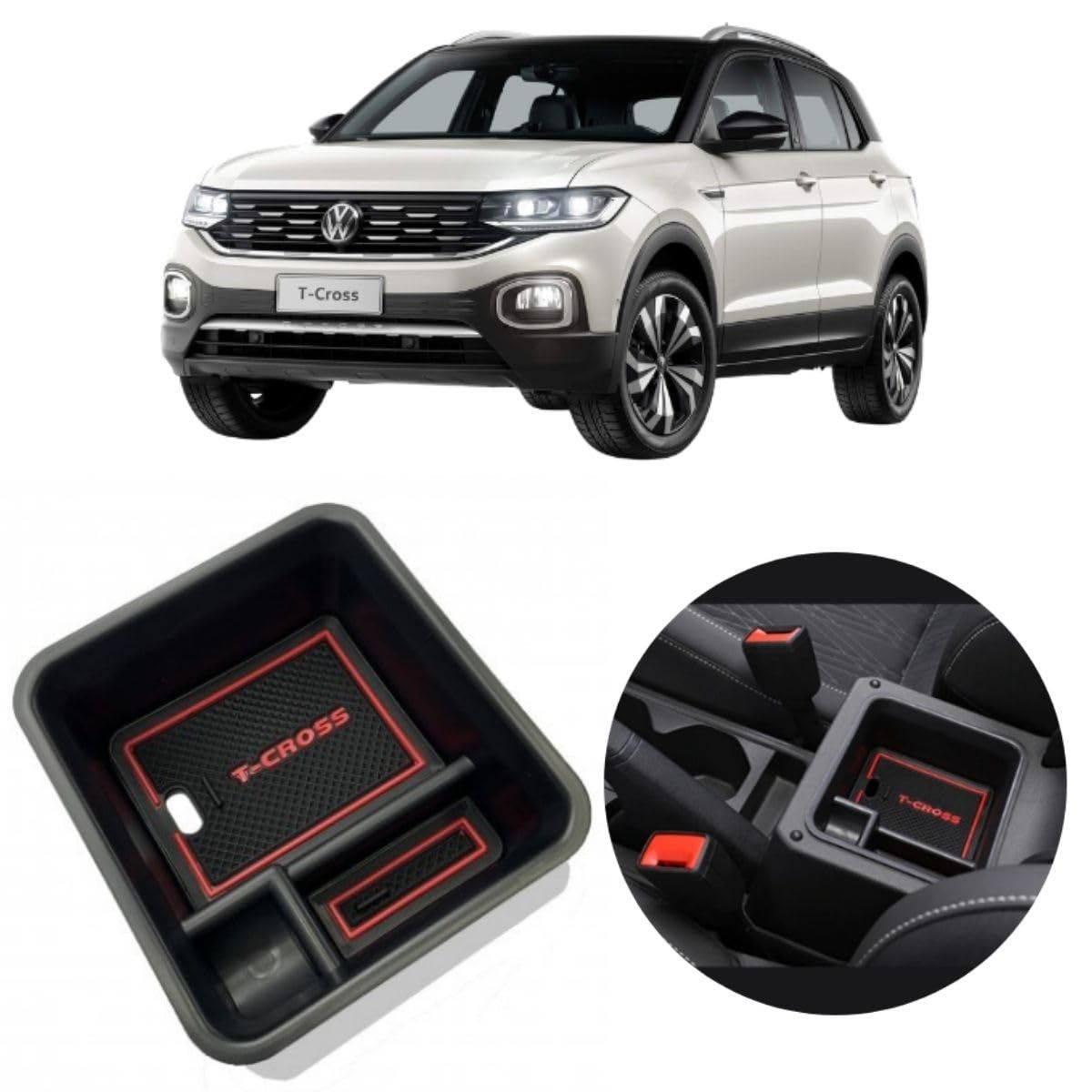 Organizador de Console Central para VW T-Cross: Mantenha Tudo no Lugar com Estilo!