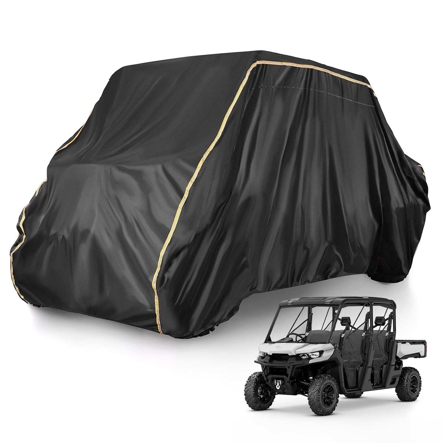 Capa UTV KEMIMOTO 4 Lugares 420D Impermeável Grande - Proteção Total para Seu Veículo