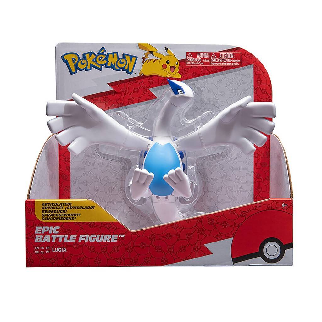 Lugia Pokémon: Boneco de Batalha Épico de 20cm