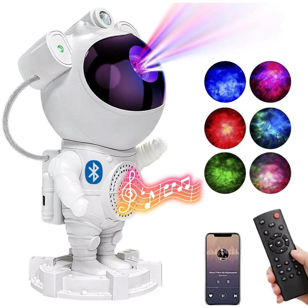 Luminária Astronauta Galaxy: Luzes e Música!