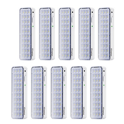 Luminária de Emergência Intelbrás: Kit 10 LEDs Autônomos