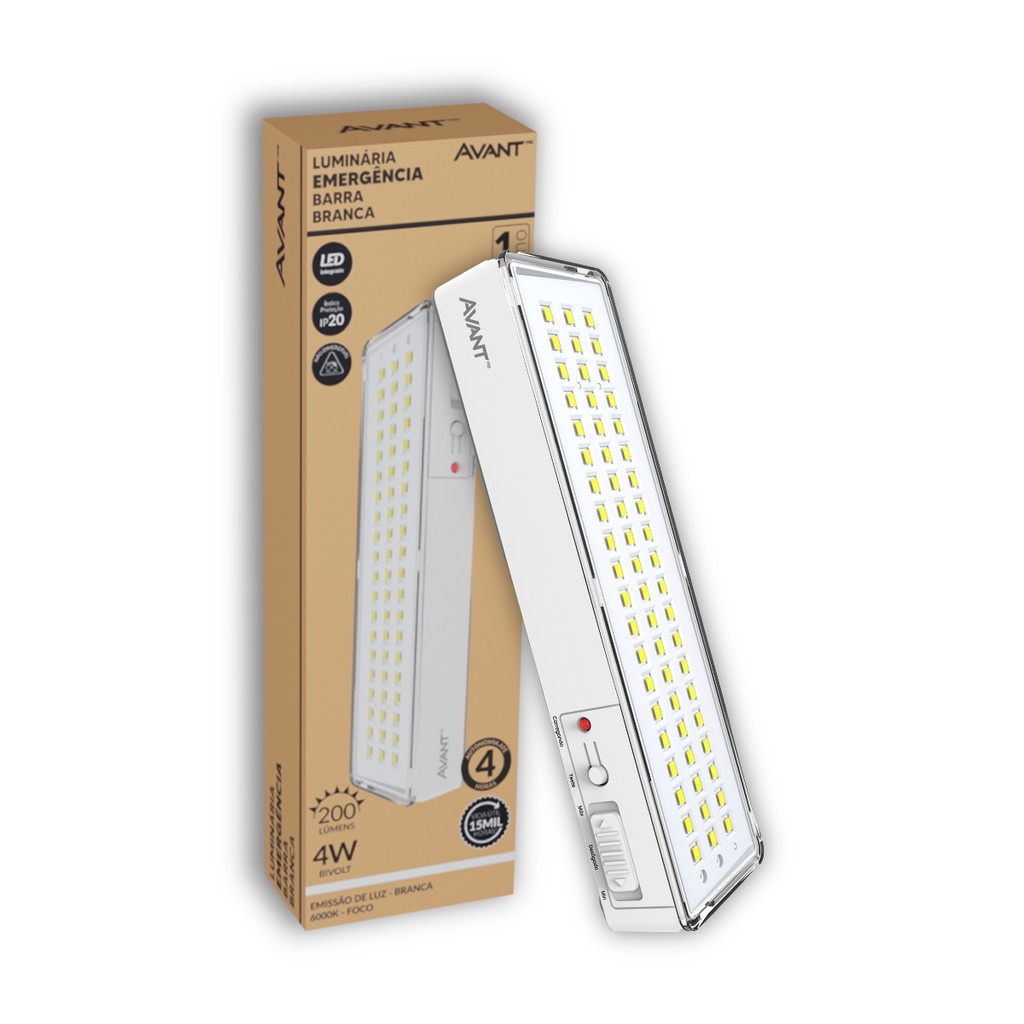 Luminária de Emergência LED: Ilumine com Segurança!