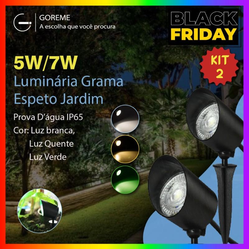 Luminária Espeto Jardim LED: Ilumine Seu Espaço!