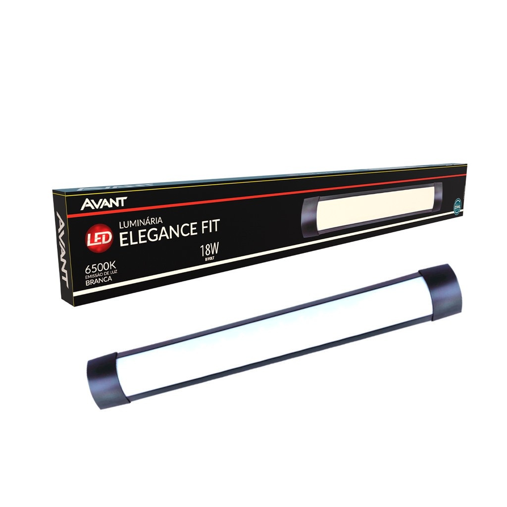Luminária LED Elegance Fit: Iluminação Moderna 18W