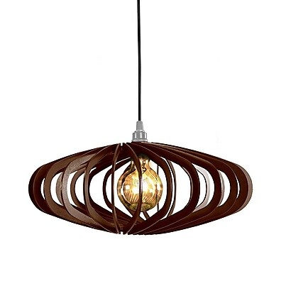 Luminária Pendente Egito Chocolate: Iluminação Moderna para Cozinha e Sala