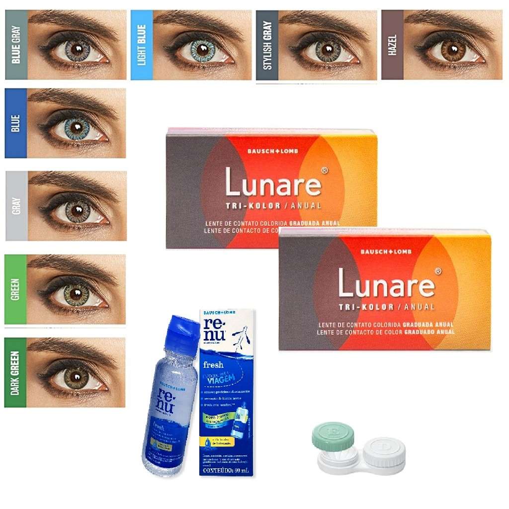Lunare Coloridas Anuais: Realce Seu Olhar!