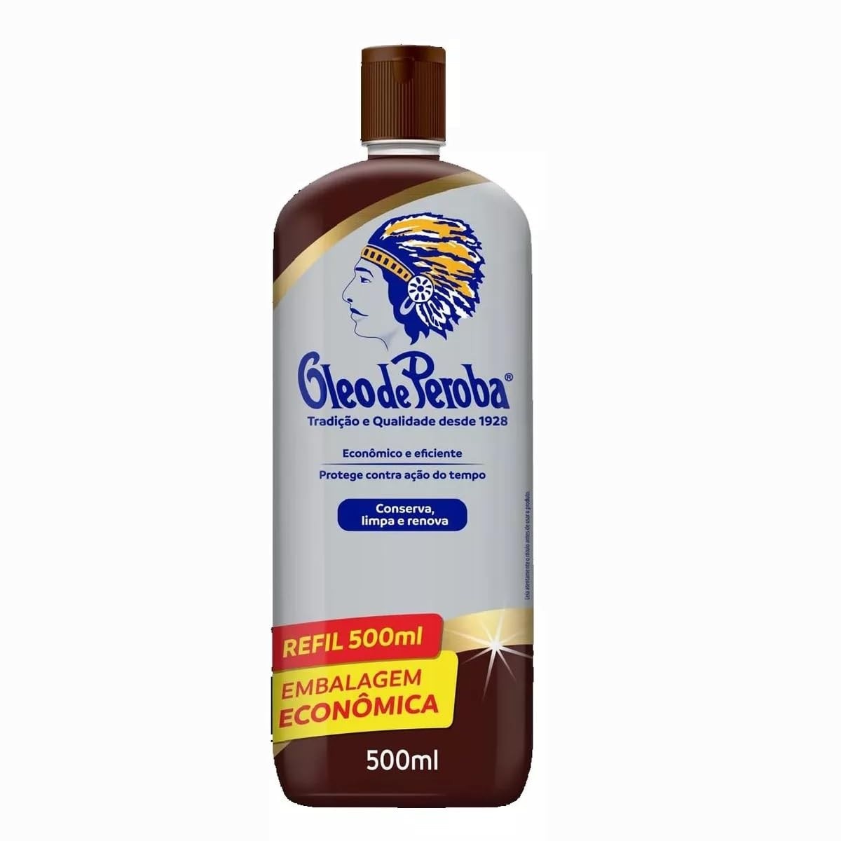 Óleo de Peroba King 500ml - Limpa, Lustra e Renova Madeiras com Proteção Duradoura