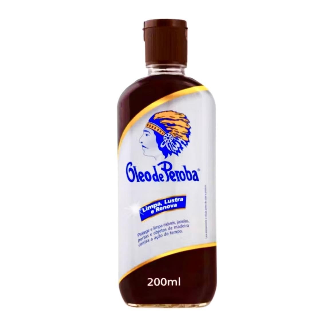 Óleo de Peroba Premium - Limpador e Lustrador para Móveis e Pisos de Madeira | 200mL