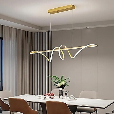 Lustre Pendente LED Sinus: 3 Cores e Design Moderno