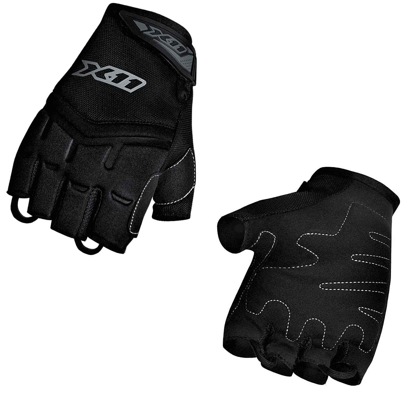 Luva X11 Fit X Masculina Meio Dedo Preta - Conforto e Controle para Sua Pilotagem