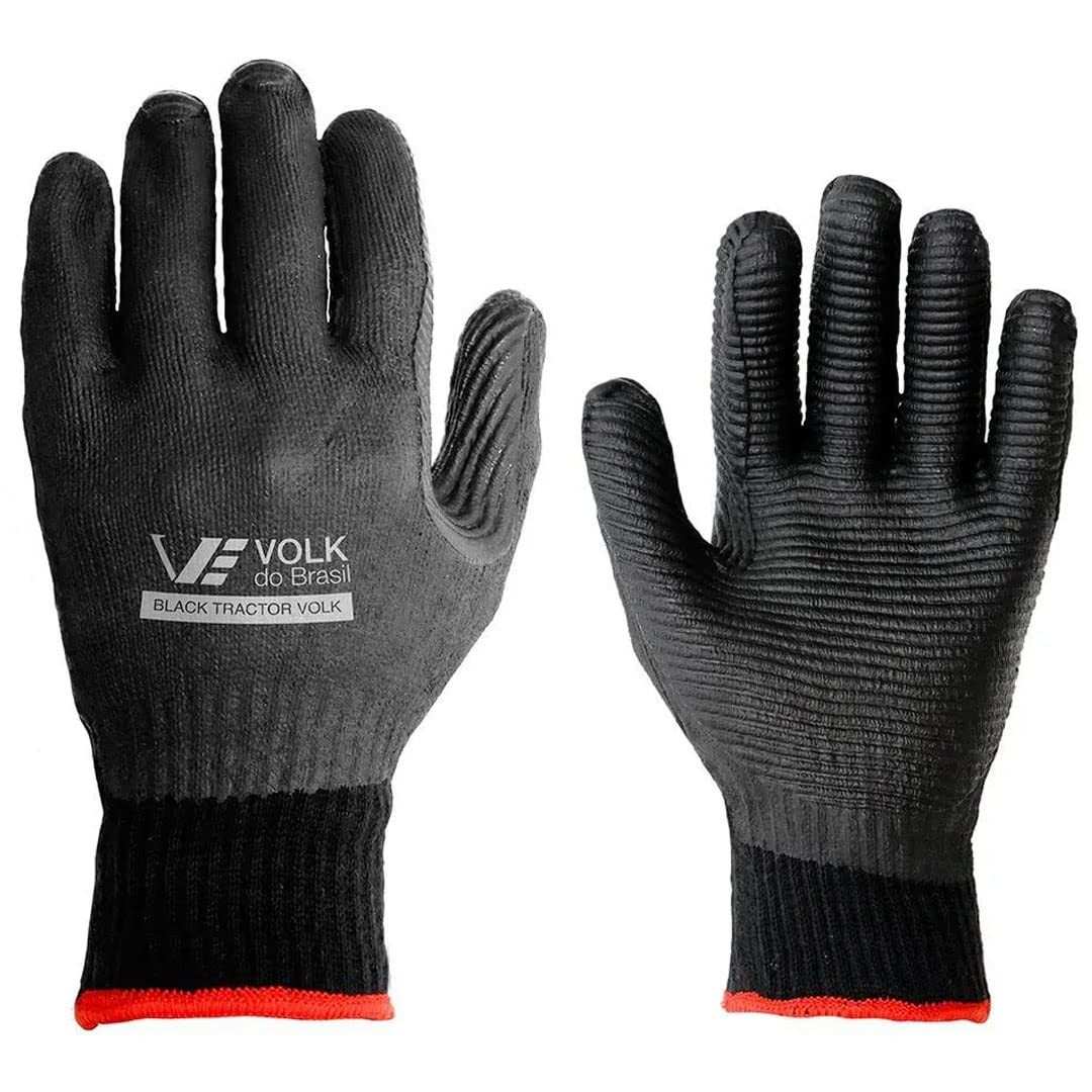 Luva de Segurança Volk Black Tractor CA 37981 - Proteção Máxima Tamanho EG (10)