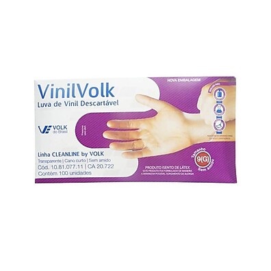 Luva de Vinil Volk G: Proteção e Sensibilidade