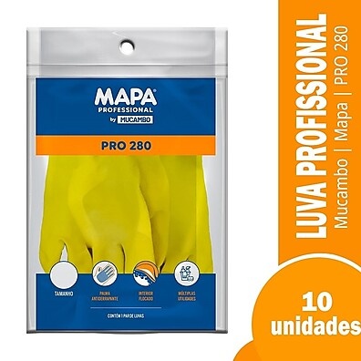 Luva Mucambo 280 Flex Profissional – Proteção e Conforto em 10 Pares