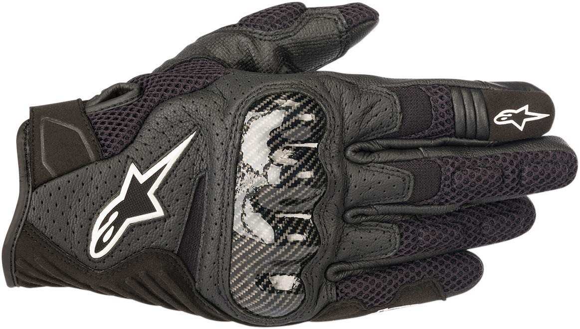 Luva Alpinestars SMX-1 Air V2 Preto: Proteção e Conforto para Sua Pilotagem