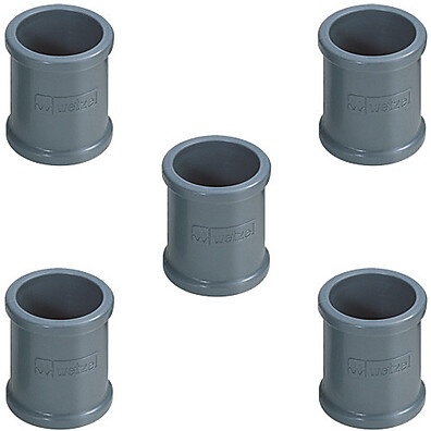 Luva PVC 3/4" Cinza: Kit com 5 Unidades