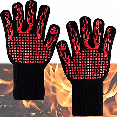 Luva Térmica Churrasco 600°C: Proteção e Conforto!
