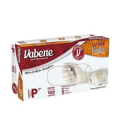 Luva Vinilflex: Proteção e Sensibilidade com 100 Unidades