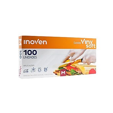 Luva Vinisoft: Conforto e Proteção em 100 Unidades