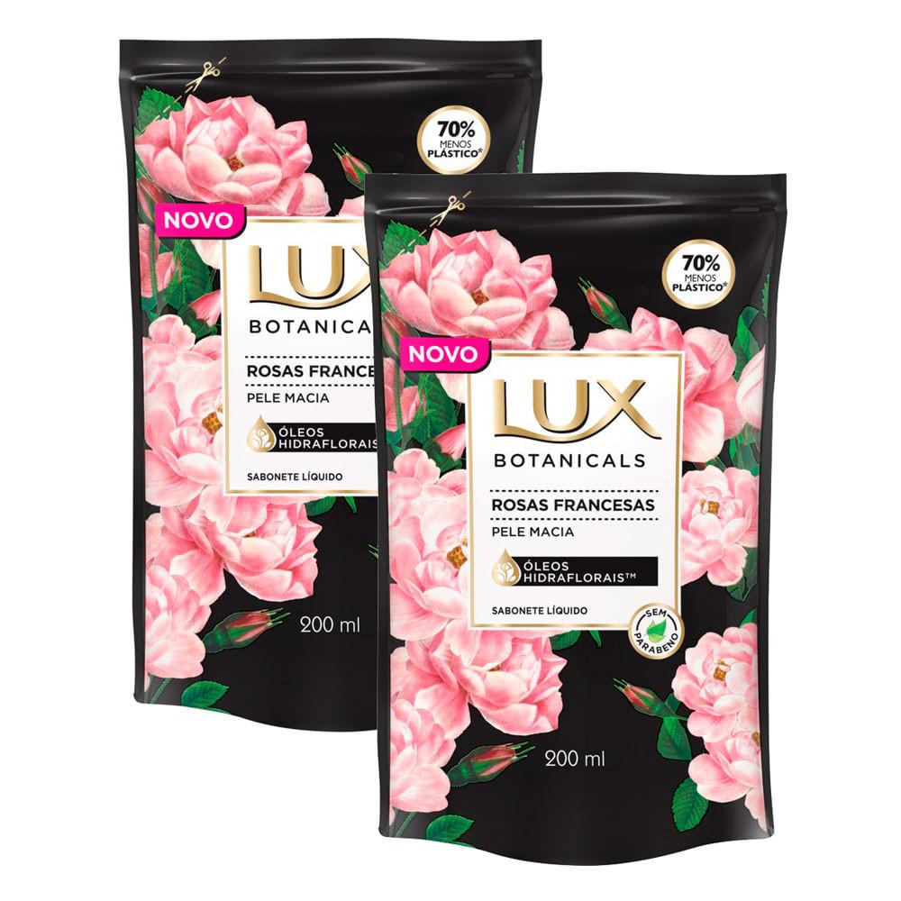 Lux Botanicals Rosas Francesas: Kit 2 Sabonetes Refil