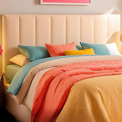 Cabeceira Estofada King/Queen: Kit 10 Placas - Luxo!
