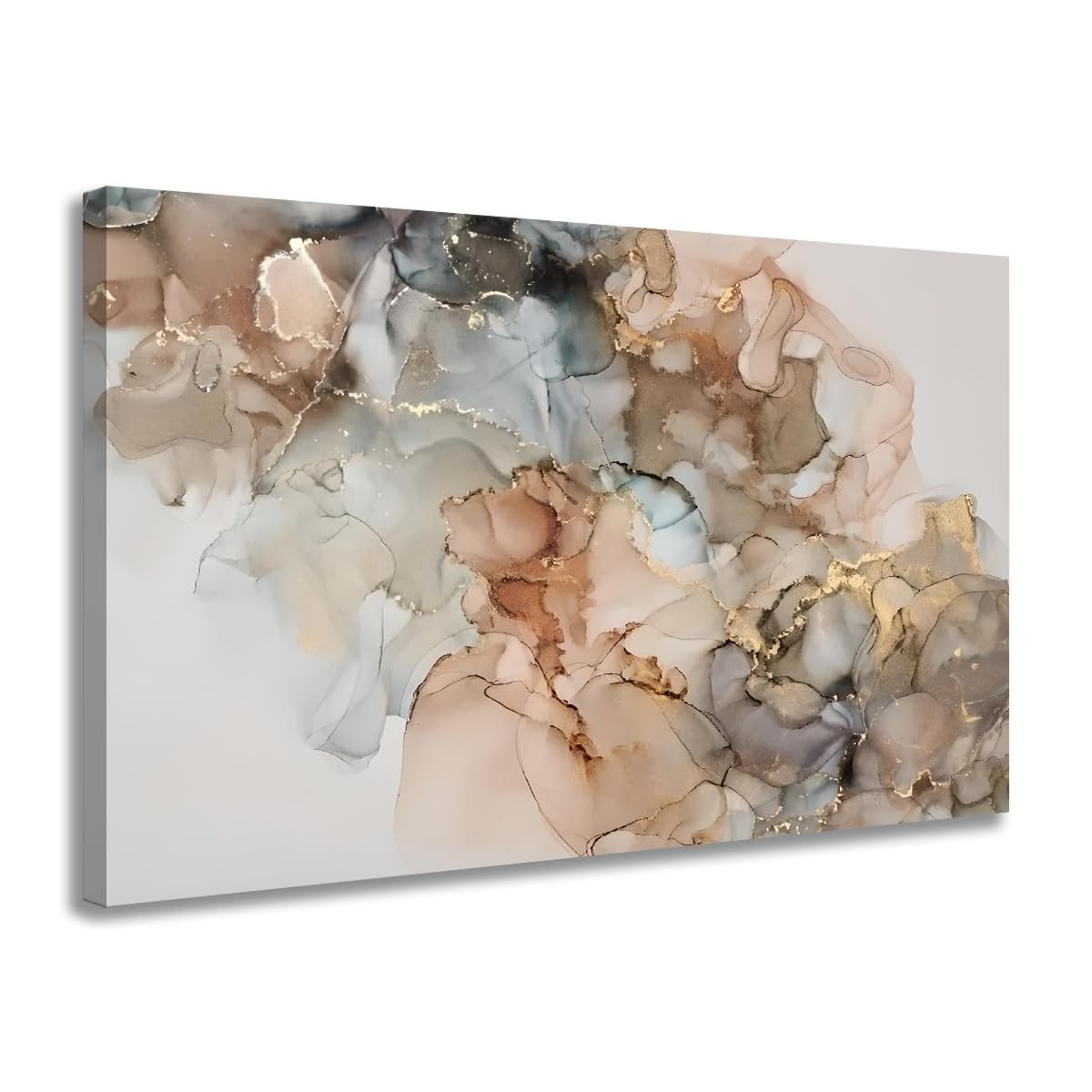 Quadro Decorativo Super Luxo em Tela Canva 85x60cm - Chassi de Madeira para Sala, Escritório ou Consultório