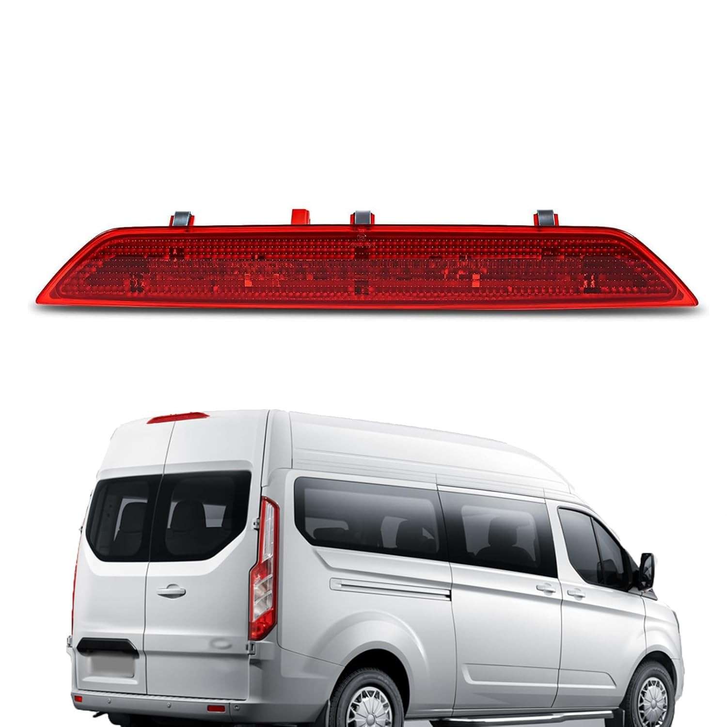Terceira Luz de Freio LED para Ford Transit 2015-2023 | BK3Z-13466-C/A