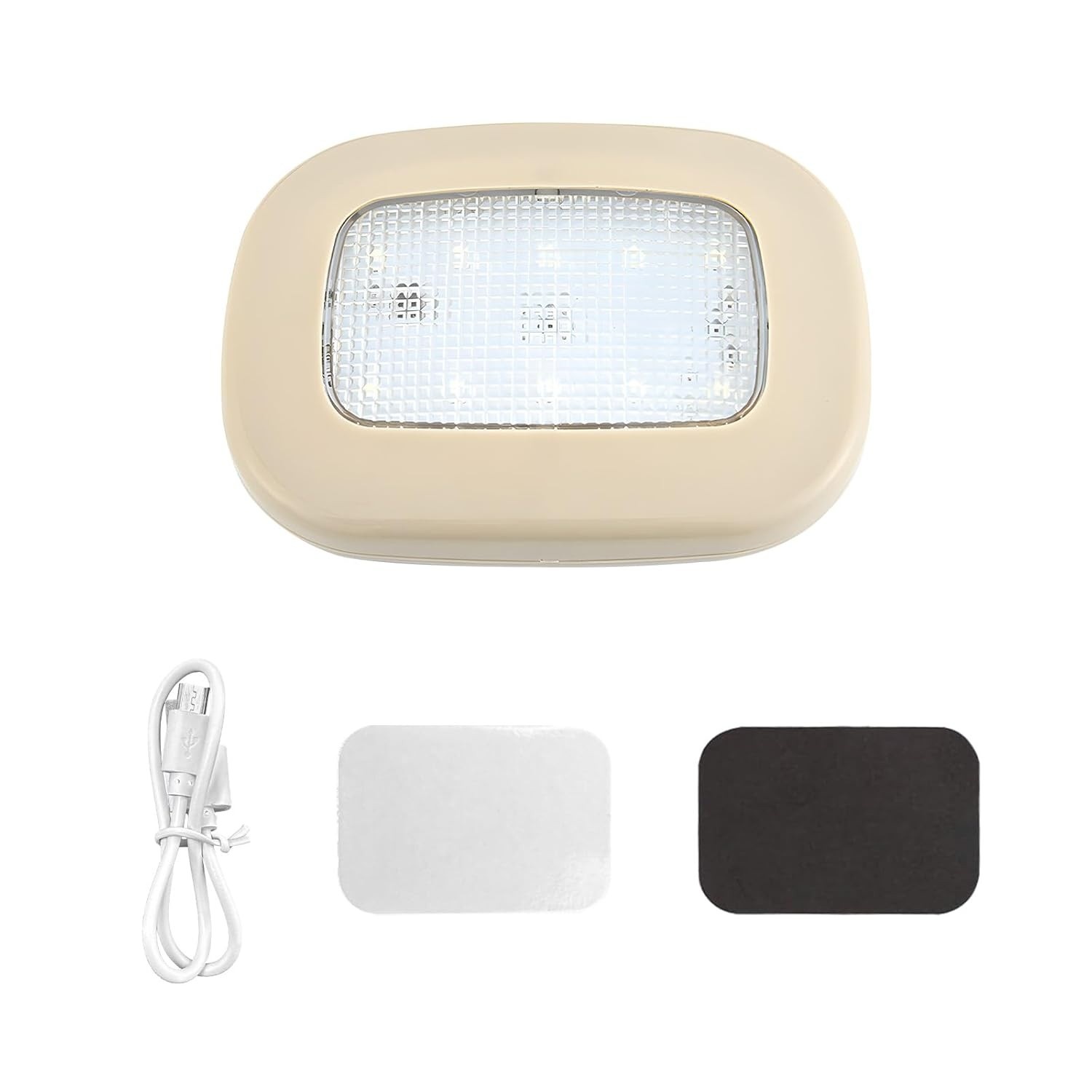 Luz de Teto Magnética para Carro: Iluminação Interna LED Recarregável USB Universal