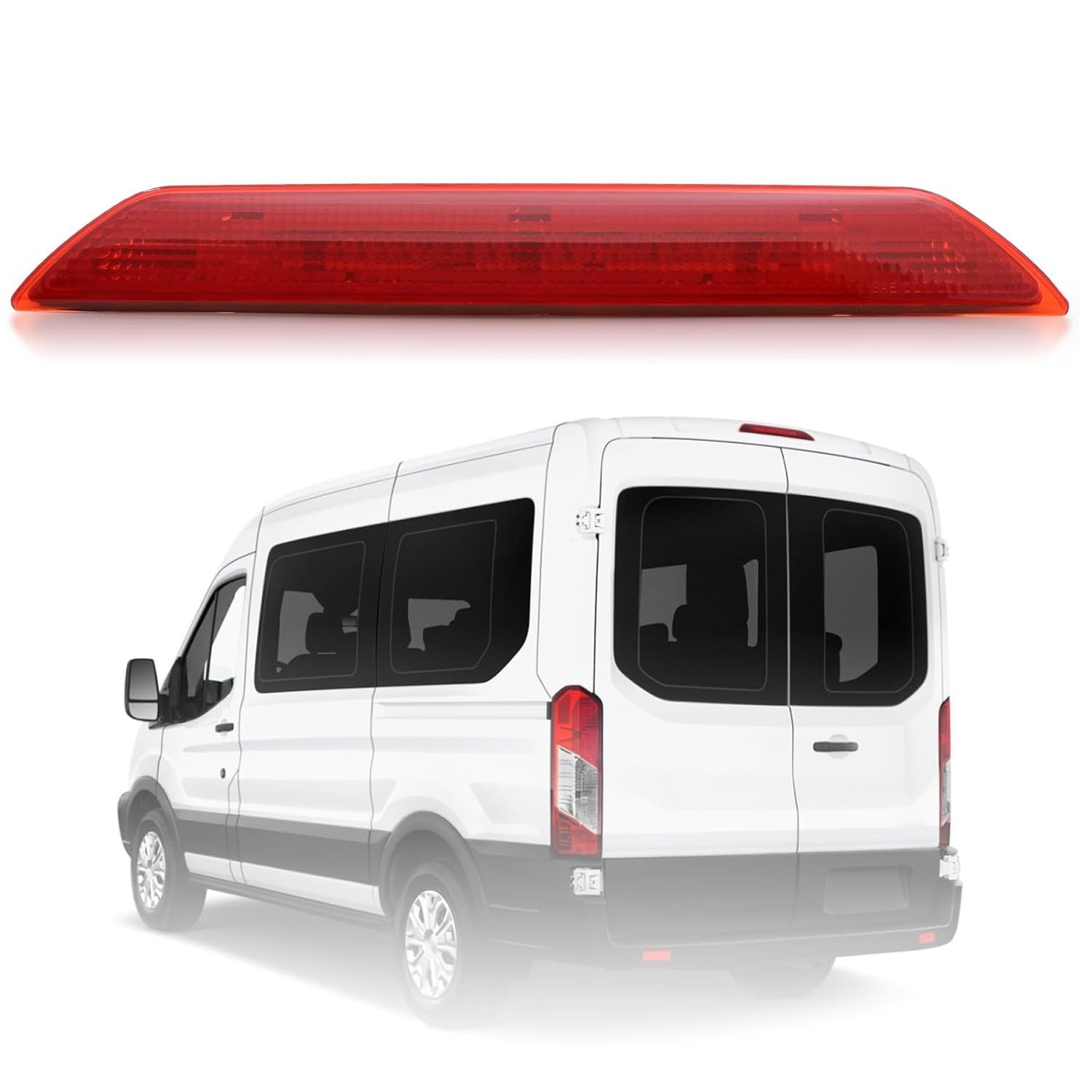 Luz de Freio LED Central Alta Ford Transit 2014-2023 | Segurança e Estilo