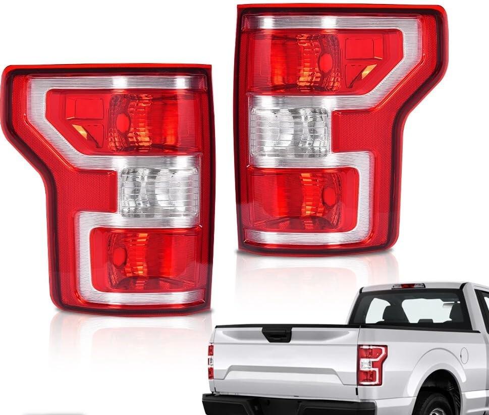 Luz Traseira Ford F150 2018-2020: Estilo Cromado e Segurança Ampliada