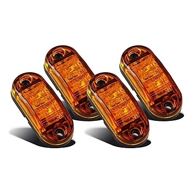 Luz Lateral LED Âmbar: Ilumine seu Veículo!