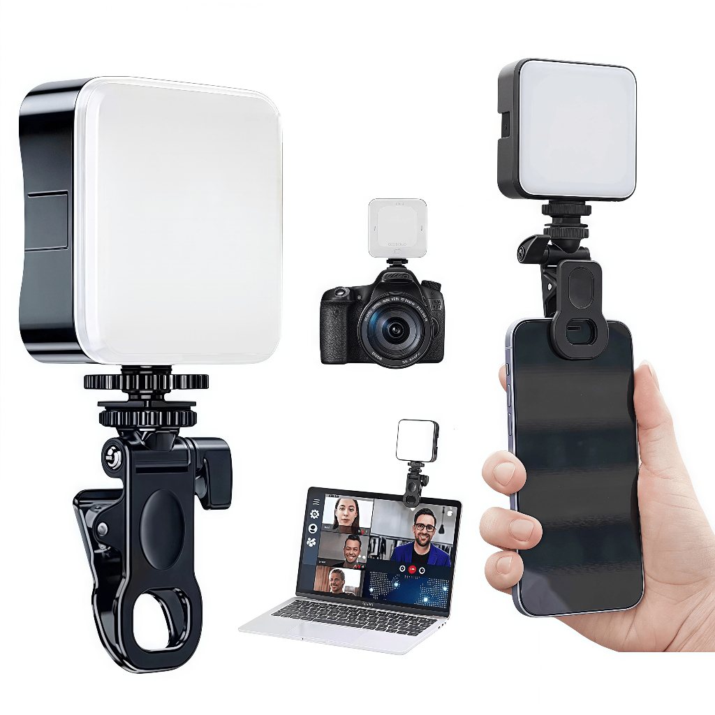 Luz LED Portátil para Fotografia Noturna – Iluminação Profissional em Qualquer Lugar