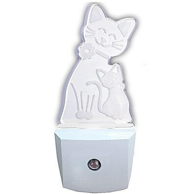 Luz Noturna Gato DNI 6154 – Iluminação Suave e Automática