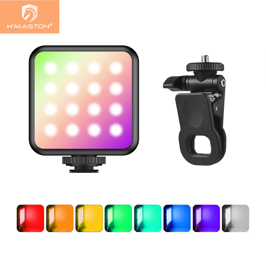 Luz Portátil RGB: Iluminação Perfeita para Vídeos!