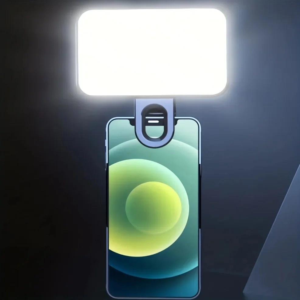 Luz Selfie Portátil: Ilumine Seus Momentos!