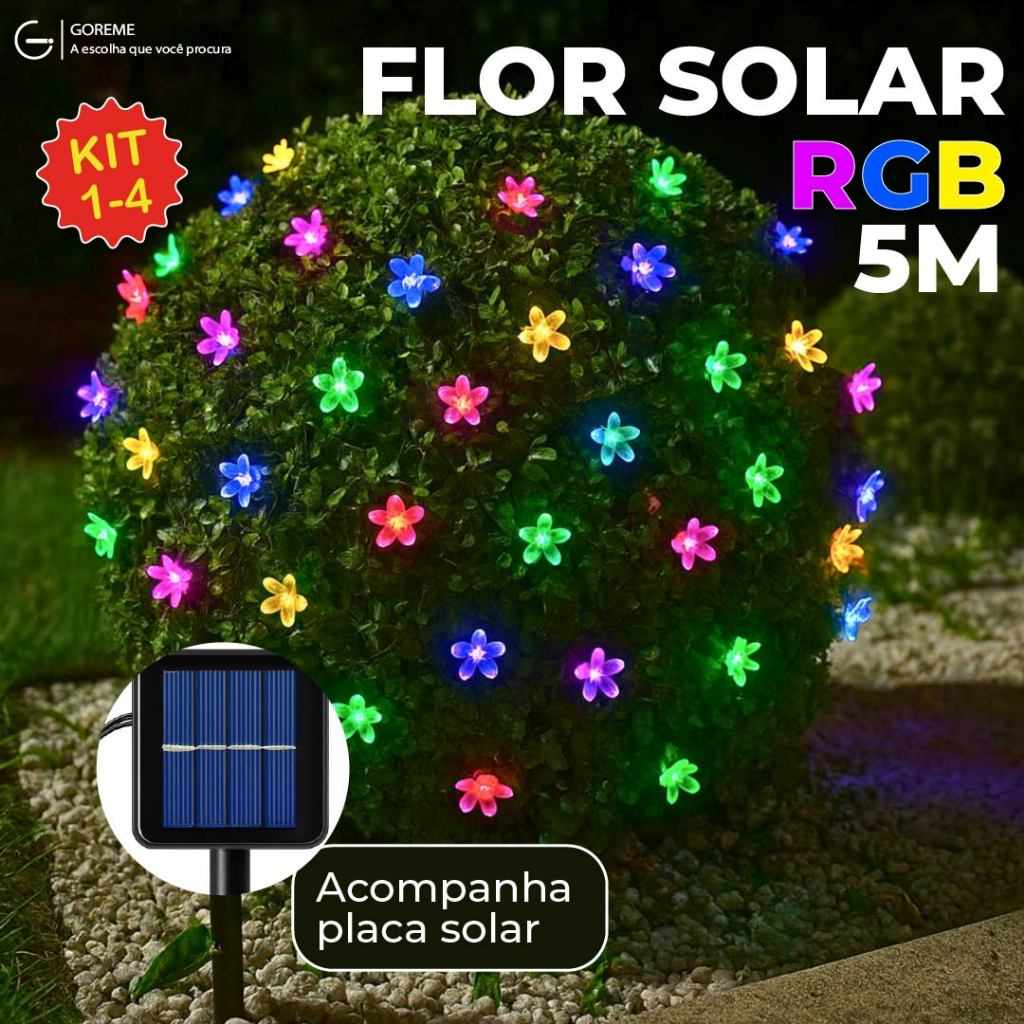 Luz Solar Fio de Fada: Decore com Magia!