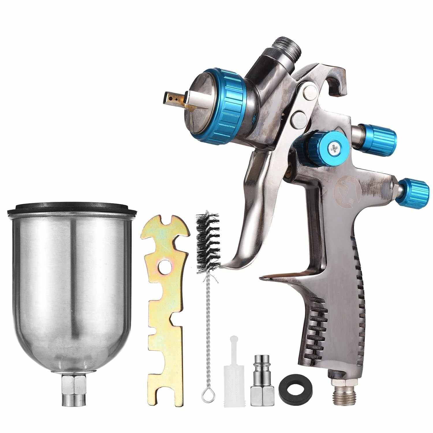 Pistola de Pulverização Ar LVLP 1.4mm com Copo 600ml - Tomshin
