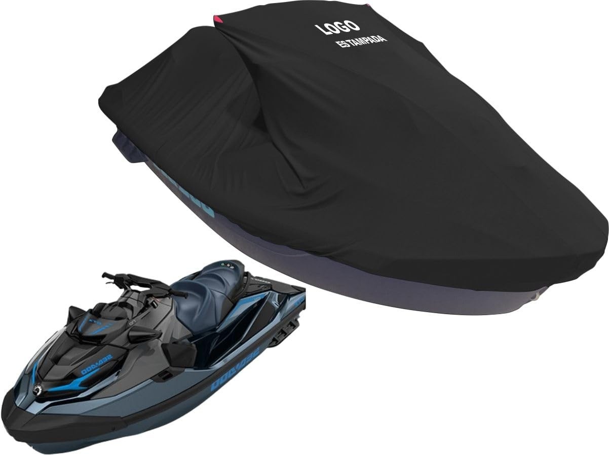Capa Premium Jet Ski Sea Doo GTX 170/230/300 - Proteção Total em Malha Lycra Preta