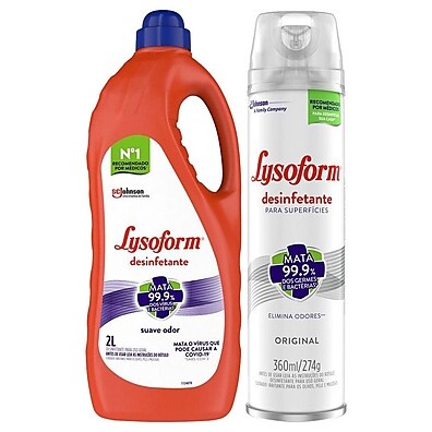 Lysoform Kit Desinfetante: Proteção Completa!