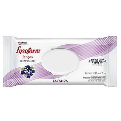 Lysoform Lenços Umedecidos Lavanda: Desinfete e Proteja!