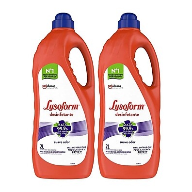 Lysoform Suave: Kit 2 Desinfetantes 2L