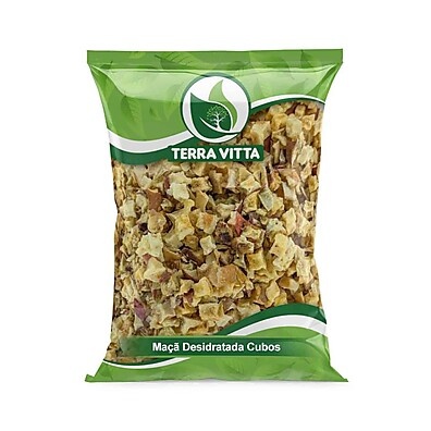 Maçã Desidratada em Cubos 500g: Sabor e Saúde!