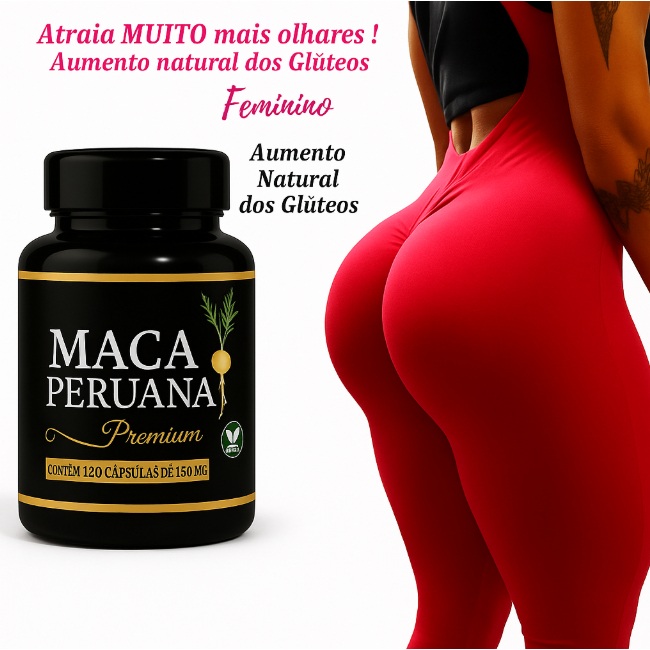 Maca Peruana Premium 500mg: Energia e Nutrição em 120 Cápsulas