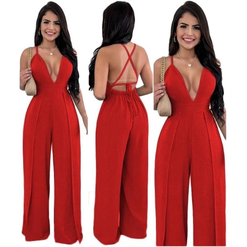 Macacão Duna Decotado: Elegância e Conforto