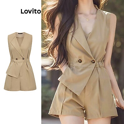 Macacão Feminino Lovito: Elegância em 2 Peças