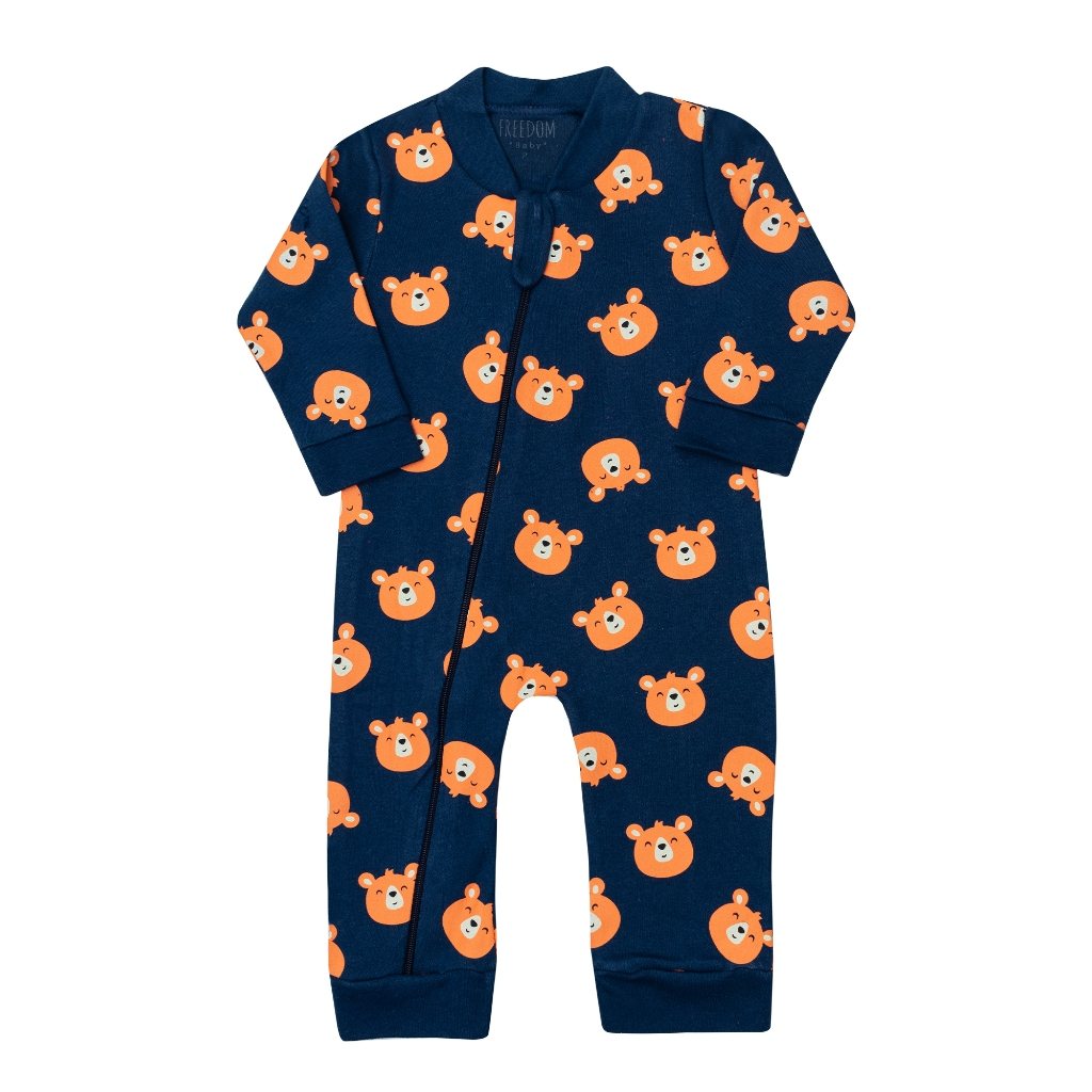 Macacão Romper Algodão Manga Longa para Bebê – Conforto e Estilo